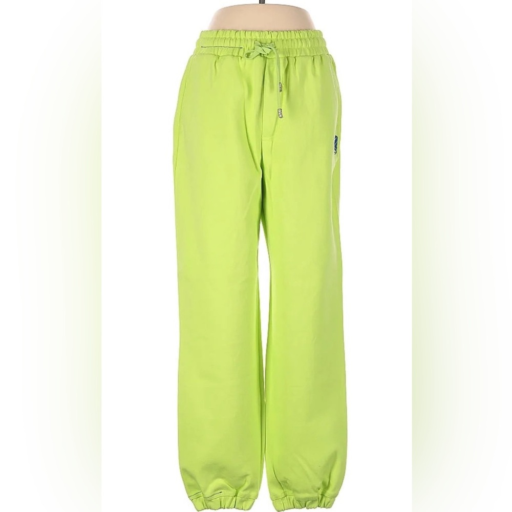 Women's Lime Green Track Pants